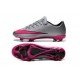 Nike Mercurial Vapor X FG Firm Ground Football Shoes Wolf Grey Pink