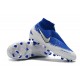 Nike Phantom Vision Elite DF FG Soccer Boots - Blue White