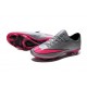 Nike Mercurial Vapor X FG Firm Ground Football Shoes Wolf Grey Pink