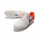 Nike Tiempo Legend 7 Elite FG New Soccer Cleats - White Orange