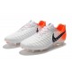 Nike Tiempo Legend 7 Elite FG New Soccer Cleats - White Orange