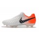 Nike Tiempo Legend 7 Elite FG New Soccer Cleats - White Orange