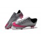 Nike Mercurial Vapor X FG Firm Ground Football Shoes Wolf Grey Pink