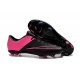 Nike Mercurial Vapor X FG Firm Ground Football Shoes Black Pink