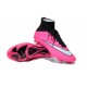 Nike Mercurial Superfly IV FG Mens Football Shoes Pink White