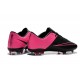 Nike Mercurial Vapor X FG Firm Ground Football Shoes Black Pink