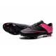 Nike Mercurial Vapor X FG Firm Ground Football Shoes Black Pink