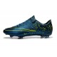 Nike Mercurial Vapor X FG Firm Ground Football Shoes Squadron Blue Black Volt