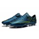 Nike Mercurial Vapor X FG Firm Ground Football Shoes Squadron Blue Black Volt