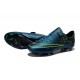 Nike Mercurial Vapor X FG Firm Ground Football Shoes Squadron Blue Black Volt