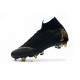 Nike Mercurial Superfly 6 Elite SG Anti-Clog Cleats Back Golden