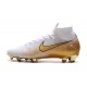 Nike Mercurial Superfly VI 360 Elite FG Cleat - White Golden