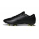 Nike Mercurial Vapor X FG Firm Ground Football Shoes All Black
