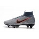 Nike Mercurial Superfly 6 Elite SG Anti-Clog Cleats Wolf Grey Orange