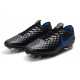 New Nike Tiempo Legend VIII FG Soccer Cleats Black Blue Hero