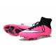 Nike Mercurial Superfly IV FG Mens Football Shoes Pink White