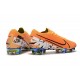 Nike Mercurial Vapor 13 Elite FG Cleat Orange White