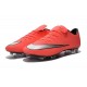 Cristiano Ronaldo Nike Mercurial Vapor 10 FG ACC Bright Mango Metallic Silver