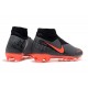 Top Nike Phantom Vision Elite DF FG Firm Ground Shoes Black Crimson