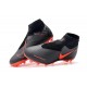 Top Nike Phantom Vision Elite DF FG Firm Ground Shoes Black Crimson