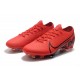 Nike Mercurial Vapor 13 Elite FG Cleat Red Black
