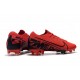 Nike Mercurial Vapor 13 Elite FG Cleat Red Black