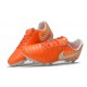 Nike Tiempo Legend VII FG K-Leather Soccer Cleats Orange White