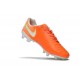 Nike Tiempo Legend VII FG K-Leather Soccer Cleats Orange White