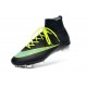 Nike Mercurial Superfly IV FG Mens Football Shoes Black Green
