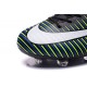 New Nike Mercurial Vapor XI FG Men Soccer Cleat Black White Blue