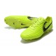 Nike Tiempo Legend VI K-leather ACC FG Soccer Boots Fluo Yellow Black