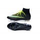 Nike Mercurial Superfly IV FG Mens Football Shoes Black Green