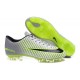 New Nike Mercurial Vapor XI FG Men Soccer Cleat Silver Green Black