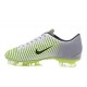 New Nike Mercurial Vapor XI FG Men Soccer Cleat Silver Green Black