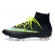 Nike Mercurial Superfly IV FG Mens Football Shoes Black Green