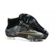 Nike Mercurial Superfly IV FG BHM Mens Football Shoes Black Golden
