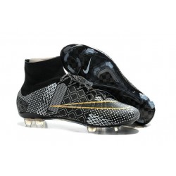 Nike Mercurial Superfly IV FG BHM Mens Football Shoes Black Golden
