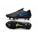 Nike Tiempo Legend 8 Elite SG-Pro K-leather Black Blue
