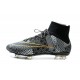 Nike Mercurial Superfly IV FG BHM Mens Football Shoes Black Golden