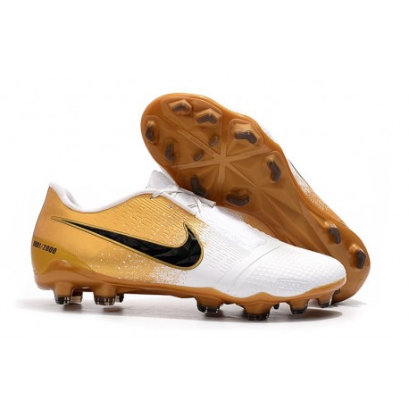 Nike 2020 Phantom Venom Elite FG Gold White Black