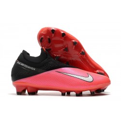 Soccer Boots Nike Phantom Vision 2 Elite DF FG Laser Crimson Metallic Silver Black