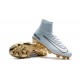 Top 2016 Nike Mercurial Superfly FG Soccer Shoes White Gold