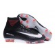 Nike Mercurial Superfly IV CR7 FG Ronaldo Black White Football Shoes