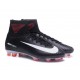 Nike Mercurial Superfly IV CR7 FG Ronaldo Black White Football Shoes