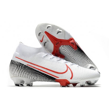 Nike Top Mercurial Superfly 7 Elite FG LAB2 -White Laser Crimson Black