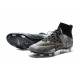 Nike Mercurial Superfly IV FG BHM Mens Football Shoes Black Golden