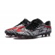 Neymar Nike Hypervenom Phinish FG Firm Ground Soccer Cleats Black White Red