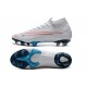 NIKE MERCURIAL SUPERFLY VII ELITE CR7 X BUGATTI -WHITE BLUE SILVER RED