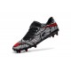 Neymar Nike Hypervenom Phinish FG Firm Ground Soccer Cleats Black White Red