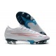 NIKE MERCURIAL VAPOR XIII ELITE 'CR7 X BUGATTI' -WHITE BLUE SILVER RED